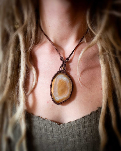 Agate Slice Necklace