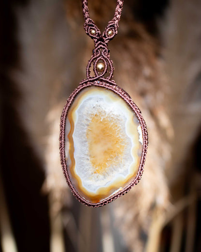 Agate Slice Necklace