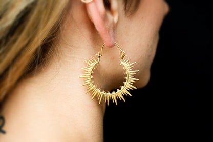 Sunny Hoop Earrings