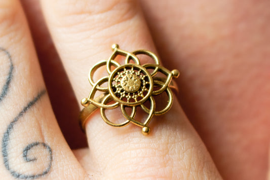 Golden Bloom Ring