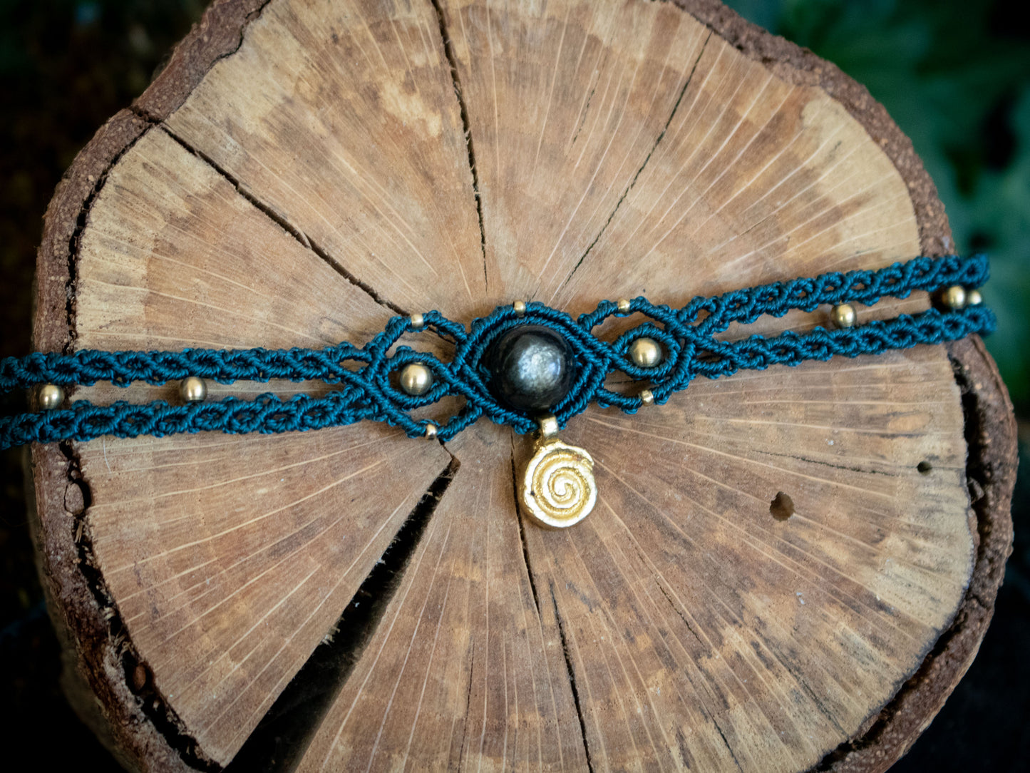 Black Obsidian choker & headband