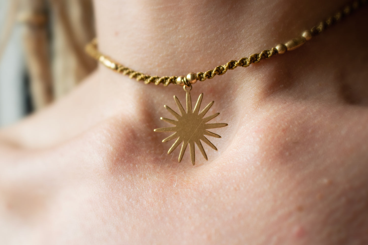 Sunburst Pendant Necklace